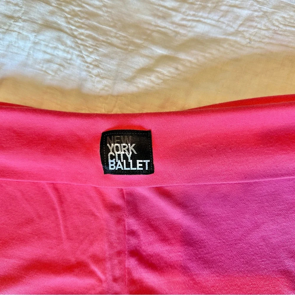 Danskin NYCB Hot Pink Fold Over Dance Short - Picture 4 of 5